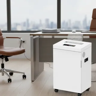 Ver Fragmentadora de Papel FG-N8 FRT Micro Corte Nível P5 Uso Contínuo 20 Folhas Cesto 70 L 220 V — imagem 6