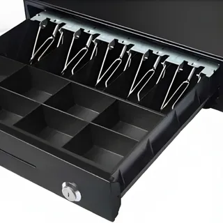 Ver Gaveta de Dinheiro em Aço GD-FRT05 FRT para PDV com 5 Divisórias para Cédulas e 8 para Moedas — imagem 1