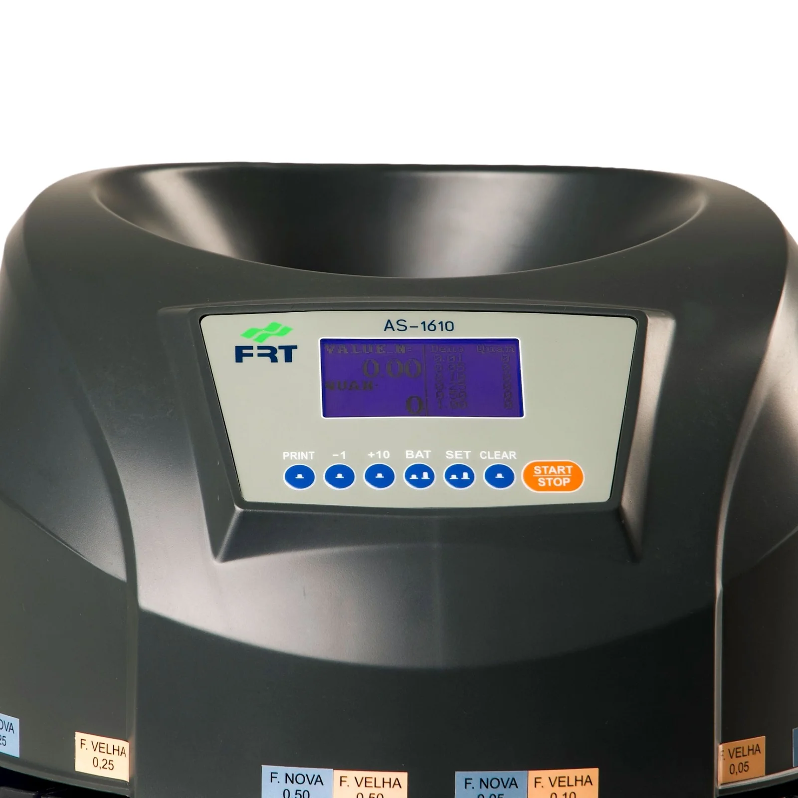 Contadora e Classificadora de Moedas AS-1610 FRT até 500 Moedas/min com Relatório no Display Bivolt — imagem 2