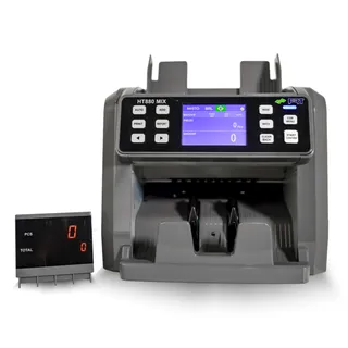 Ver Contadora de Cédulas Mistas HT-880 MIX FRT Bivolt com IMPRESSORA EMBUTIDA | 1000 Notas/Min | Detecta Falsas | Real, Dólar e Euro — imagem 4