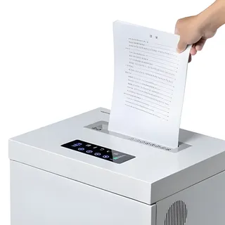 Ver Fragmentadora de Papel FG-N8 FRT Micro Corte Nível P5 Uso Contínuo 20 Folhas Cesto 70 L 220 V — imagem 3